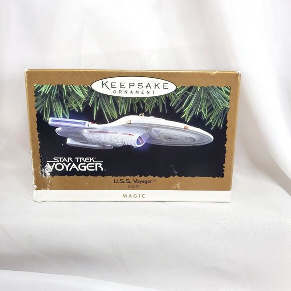 Hallmark Ornaments Star Trek Collection 1990s Magic Lighted Ships Lot of 7 - Picture 5 of 12